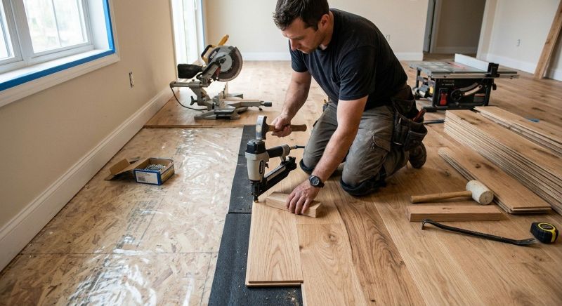 Hardwood Floor Installation in Denton, MD