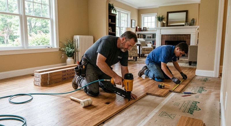 Hardwood Floor Installation in Frankford, DE