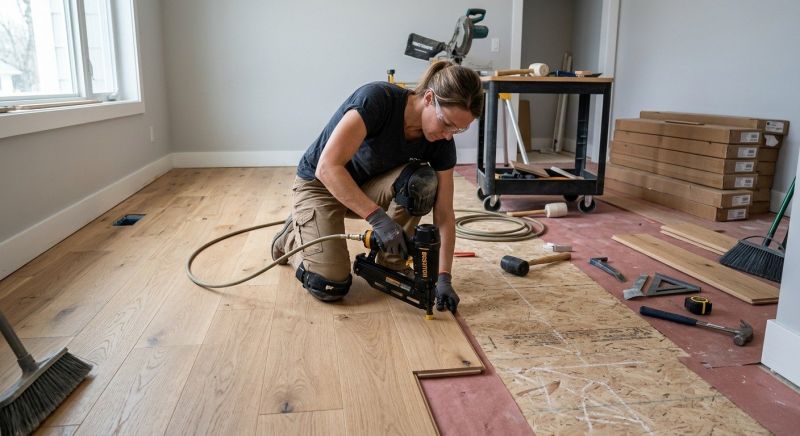 Hardwood Floor Installation in Greenwood, DE
