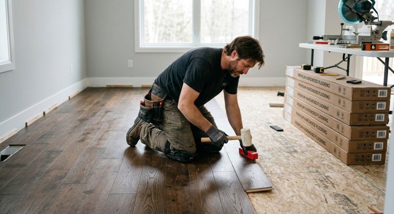 Hardwood Floor Installation in Millsboro, DE
