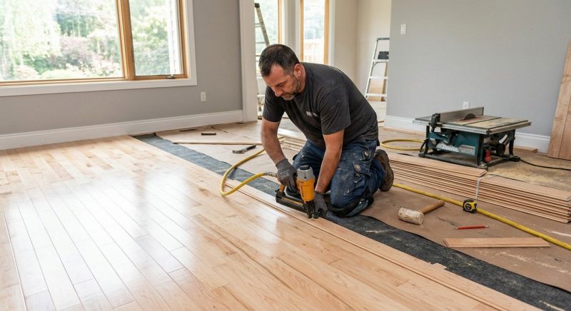 Maple Flooring Installation in Georgetown, DE