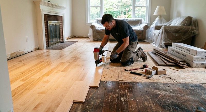 Maple Flooring Installation in Lewes, DE