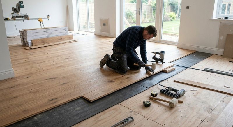 Oak Floor Installation in Dagsboro, DE