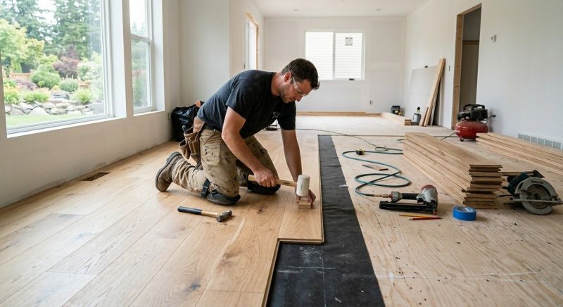 Oak Floor Installation in Deal Island, MD