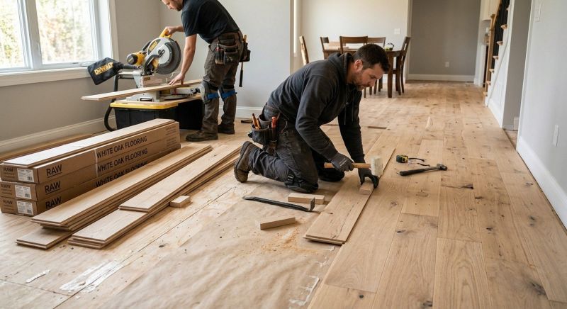 Oak Floor Installation in Deal Island, MD