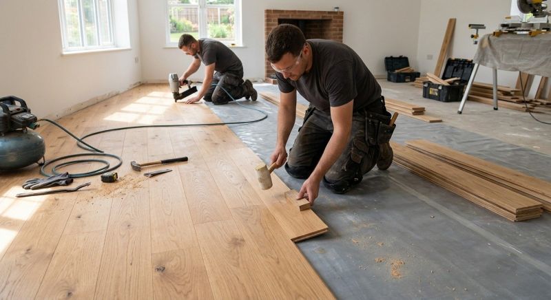 Oak Floor Installation in Laurel, DE