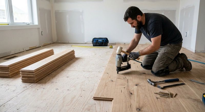 Oak Floor Installation in Lewes, DE