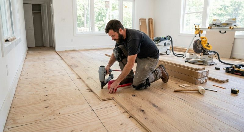 Oak Floor Installation in Milford, DE