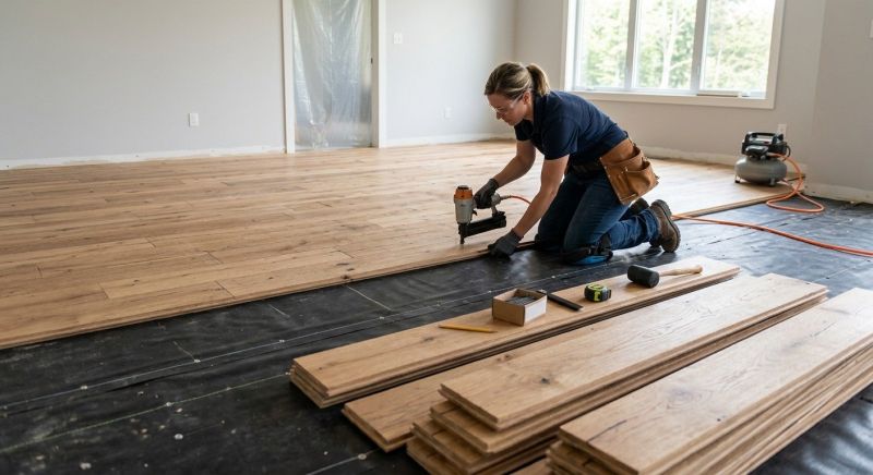 Plank Floor Installation in Sussex County, DE