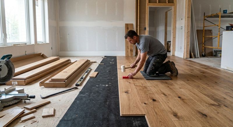 Wide Plank Floor Installation in Sussex County, DE