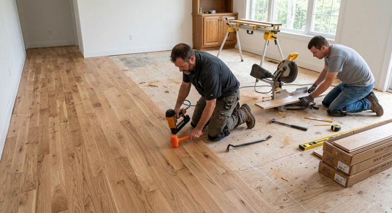 Wood Floor Replacement in Georgetown, DE